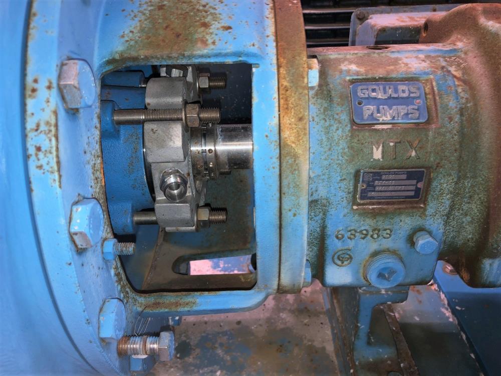Goulds 3196 MTX Centrifugal Pump, 3"x4"-13", 316 SS w/ 50 HP Motor